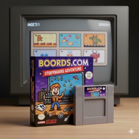 website converted to vintage software package using nano banana prompts